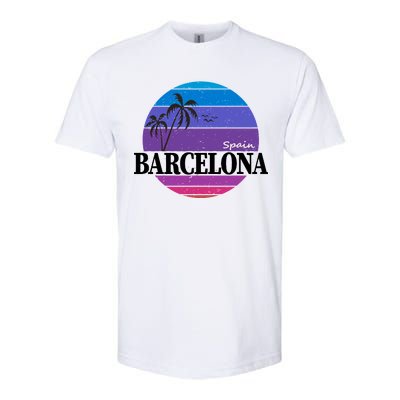  Barcelona Circle Logo Softstyle CVC T-Shirt