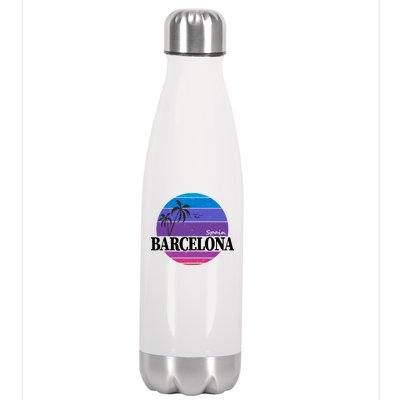  Barcelona Circle Logo Stainless Steel Insulated Water Bottle