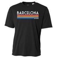 Barcelona Retro 1980's Cooling Performance Crew T-Shirt