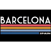 Barcelona Retro 1980's Bumper Sticker