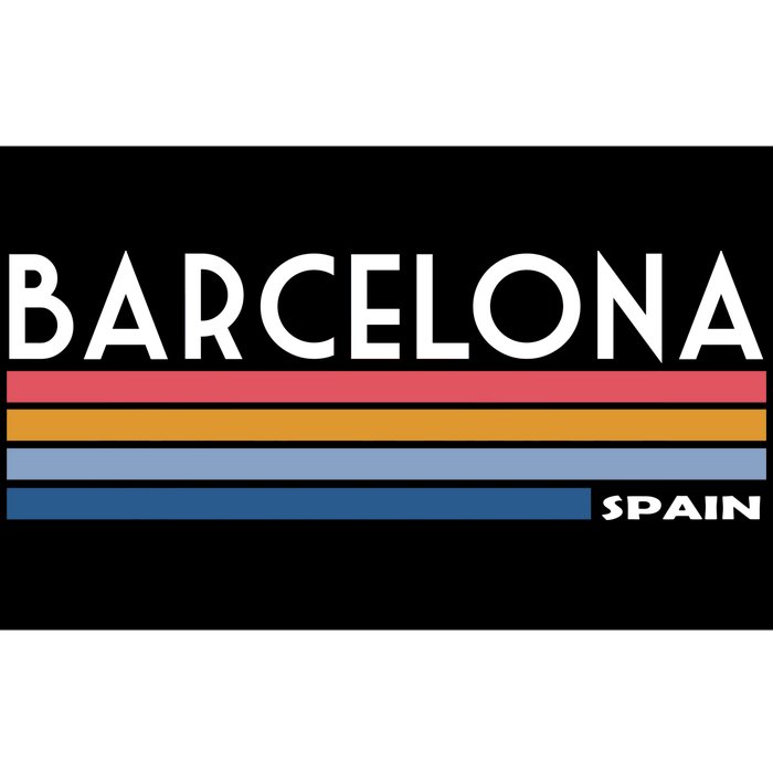 Barcelona Retro 1980's Bumper Sticker