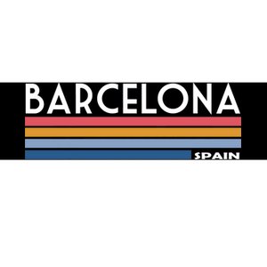 Barcelona Retro 1980's Bumper Sticker