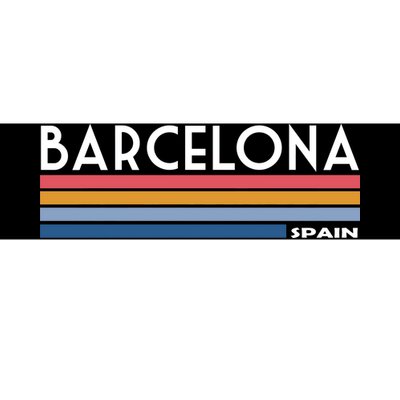 Barcelona Retro 1980's Bumper Sticker