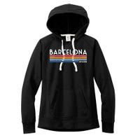 Barcelona Retro 1980's Women's Fleece Hoodie