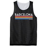 Barcelona Retro 1980's Mesh Reversible Basketball Jersey Tank