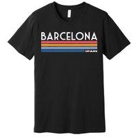 Barcelona Retro 1980's Premium T-Shirt