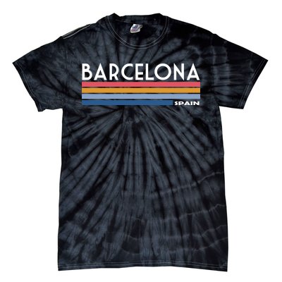 Barcelona Retro 1980's Tie-Dye T-Shirt