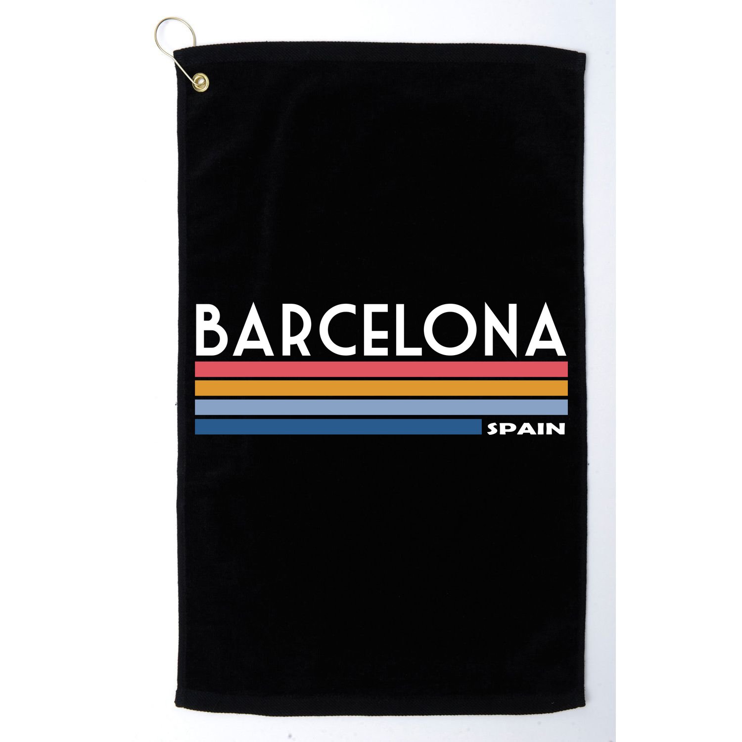 Barcelona Retro 1980's Golf Towel