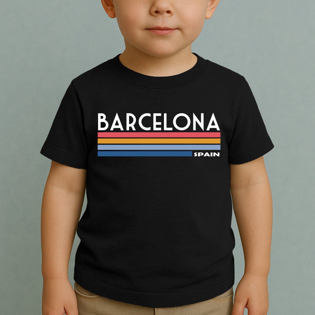 Barcelona Retro 1980's Toddler T-Shirt