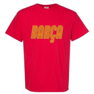 Barcelona Soccer Spain Barca Futbol Garment-Dyed Heavyweight T-Shirt