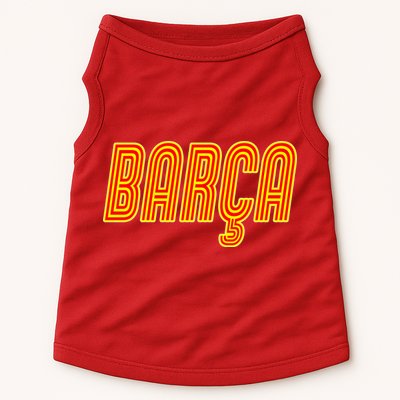 Barcelona Soccer Spain Barca Futbol Doggie Tank