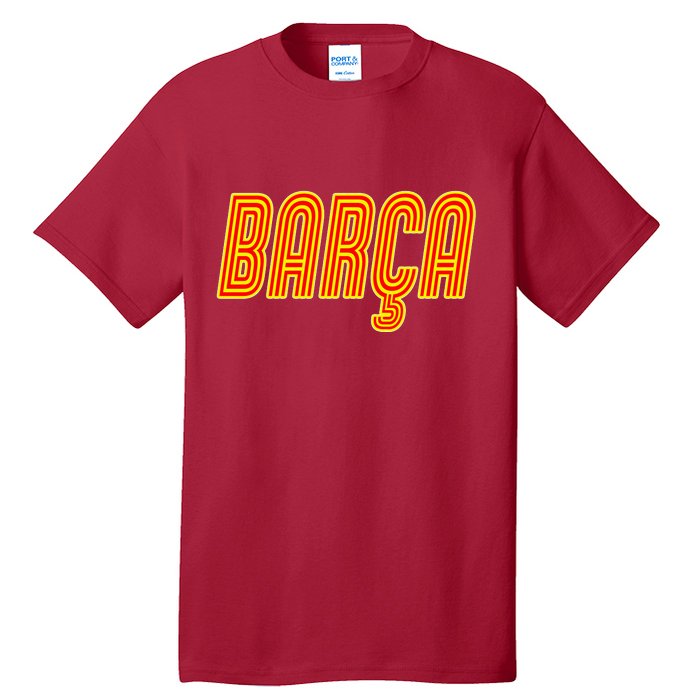 Barcelona Soccer Spain Barca Futbol Tall T-Shirt