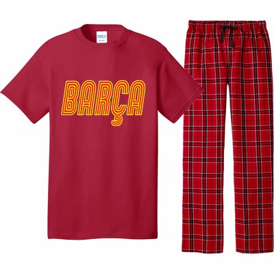 Barcelona Soccer Spain Barca Futbol Pajama Set