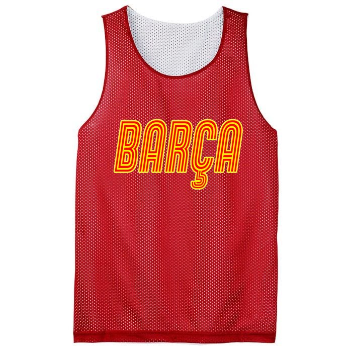 Barcelona Soccer Spain Barca Futbol Mesh Reversible Basketball Jersey Tank