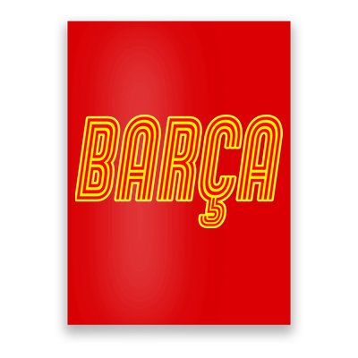 Barcelona Soccer Spain Barca Futbol Poster