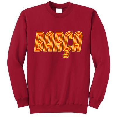 Barcelona Soccer Spain Barca Futbol Tall Sweatshirt