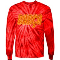 Barcelona Soccer Spain Barca Futbol Tie-Dye Long Sleeve Shirt