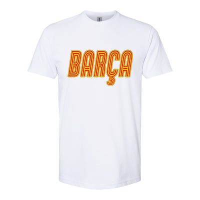 Barcelona Soccer Spain Barca Futbol Softstyle CVC T-Shirt