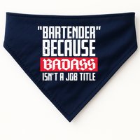 Bartender Because Badass Isn't A Job Title USA-Made Doggie Bandana