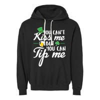 Bartender You Can't Kiss Me But You Can Tip Me Garment-Dyed Fleece Hoodie