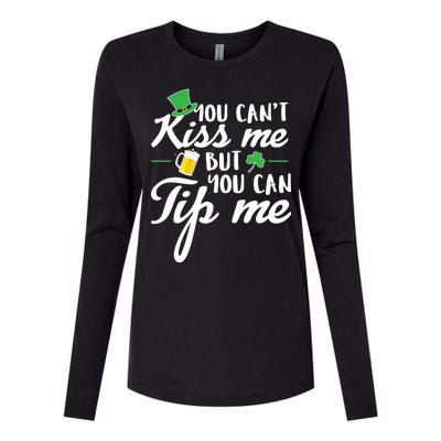 Bartender You Can't Kiss Me But You Can Tip Me Womens Cotton Relaxed Long Sleeve T-Shirt