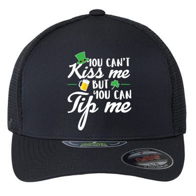 Bartender You Can't Kiss Me But You Can Tip Me Flexfit Unipanel Trucker Cap