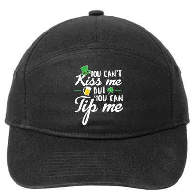 Bartender You Can't Kiss Me But You Can Tip Me 7-Panel Snapback Hat