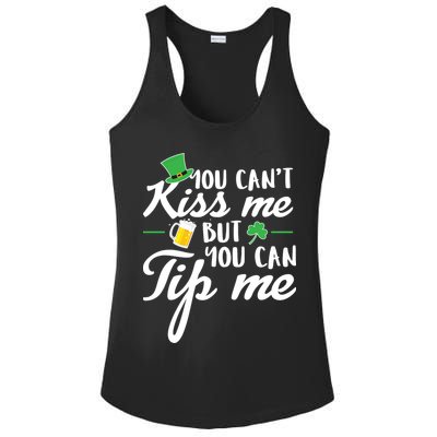 Bartender You Can't Kiss Me But You Can Tip Me Ladies PosiCharge Competitor Racerback Tank