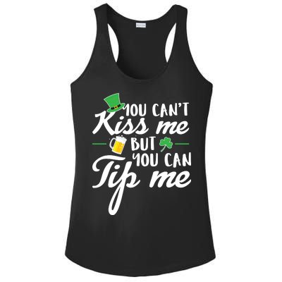 Bartender You Can't Kiss Me But You Can Tip Me Ladies PosiCharge Competitor Racerback Tank