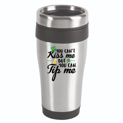 Bartender You Can't Kiss Me But You Can Tip Me 16oz Travel Tumbler