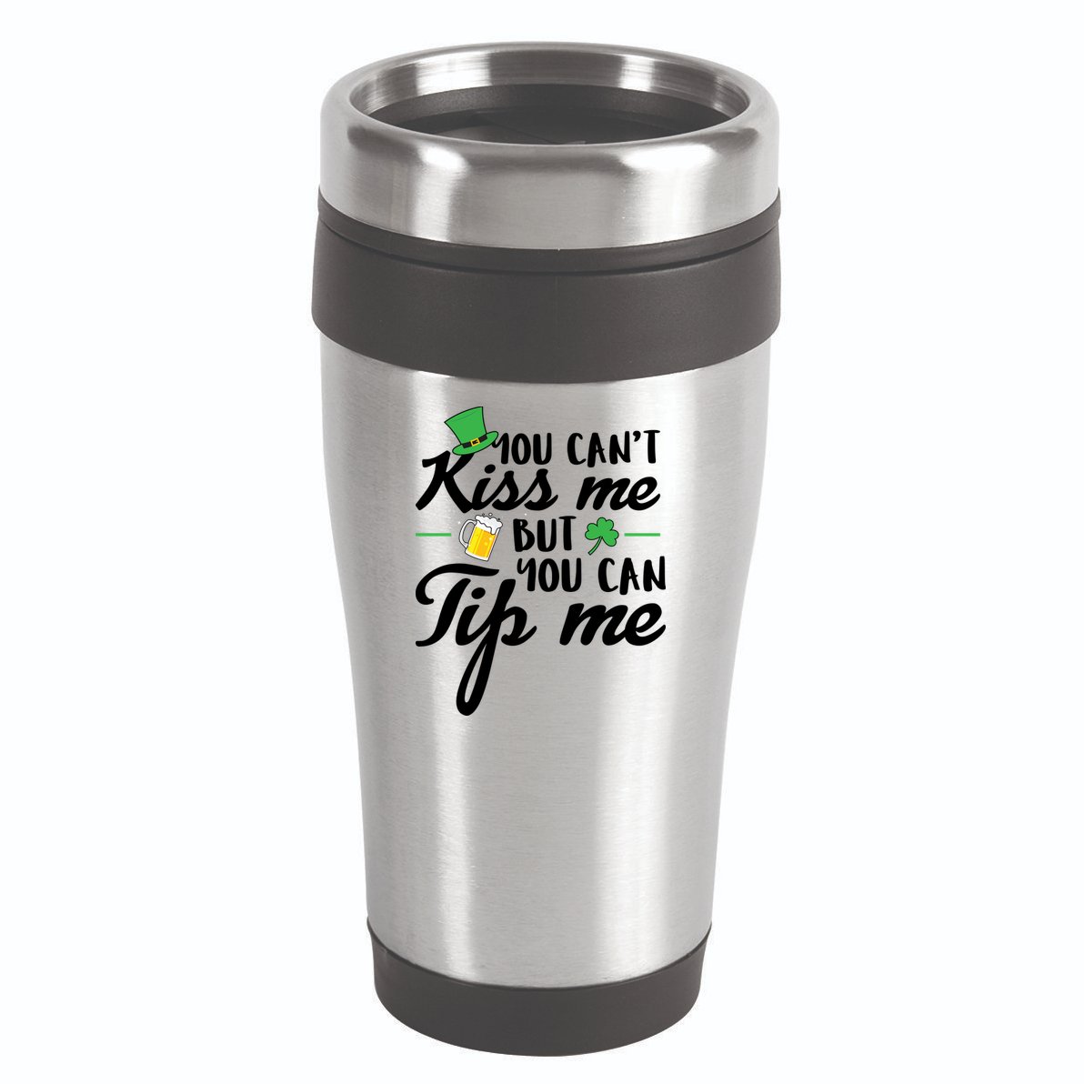 Bartender You Can't Kiss Me But You Can Tip Me 16oz Travel Tumbler