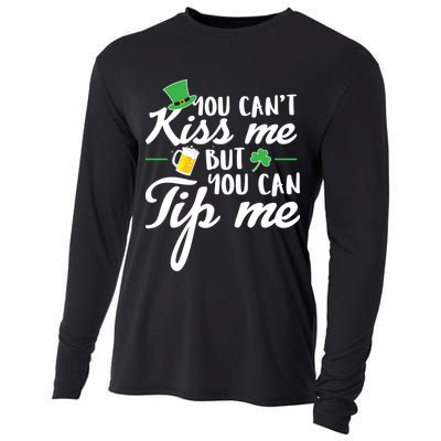 Bartender You Can't Kiss Me But You Can Tip Me Cooling Performance Long Sleeve Crew