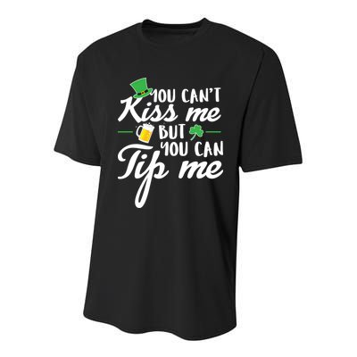 Bartender You Can't Kiss Me But You Can Tip Me Youth Performance Sprint T-Shirt
