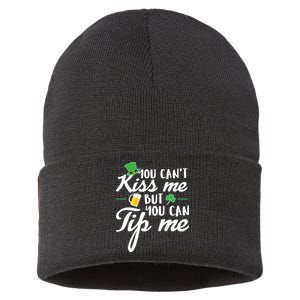 Bartender You Can't Kiss Me But You Can Tip Me Sustainable Knit Beanie