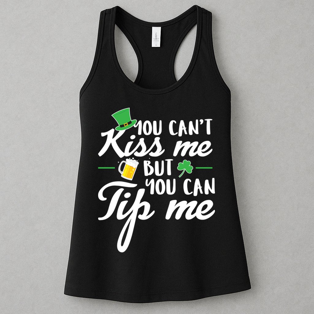 Bartender You Can't Kiss Me But You Can Tip Me Womens Tank Top