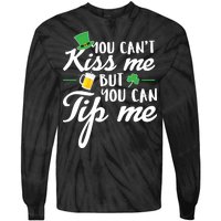 Bartender You Can't Kiss Me But You Can Tip Me Tie-Dye Long Sleeve Shirt