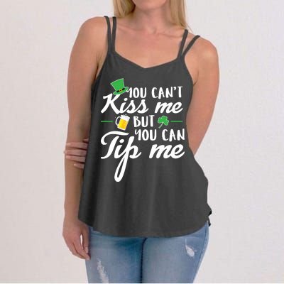 Bartender You Can't Kiss Me But You Can Tip Me Women's Strappy Tank