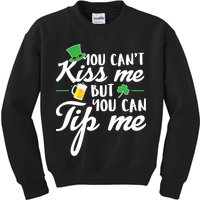 Bartender You Can't Kiss Me But You Can Tip Me Kids Sweatshirt
