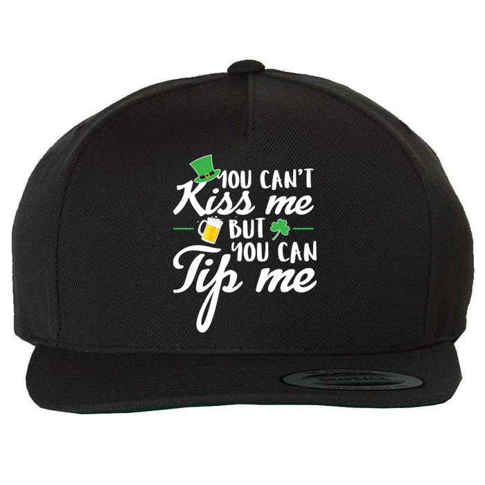 Bartender You Can't Kiss Me But You Can Tip Me Wool Snapback Cap