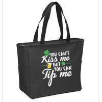 Bartender You Can't Kiss Me But You Can Tip Me Zip Tote Bag