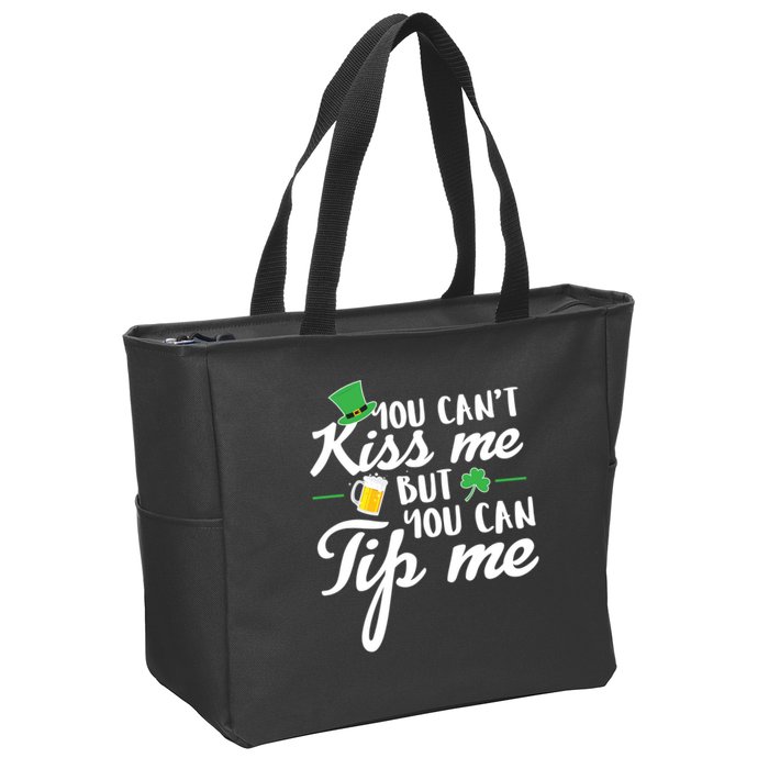 Bartender You Can't Kiss Me But You Can Tip Me Zip Tote Bag