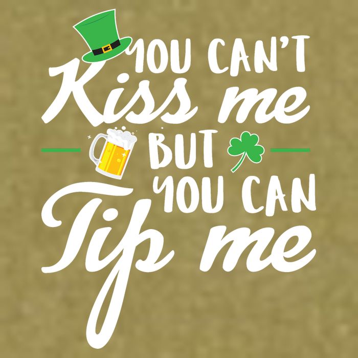 Bartender You Can't Kiss Me But You Can Tip Me Garment-Dyed Women's Muscle Tee