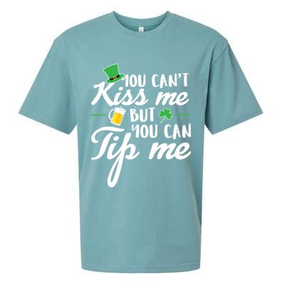 Bartender You Can't Kiss Me But You Can Tip Me Sueded Cloud Jersey T-Shirt