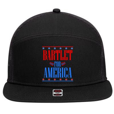 Bartlet for America 7 Panel Mesh Trucker Snapback Hat