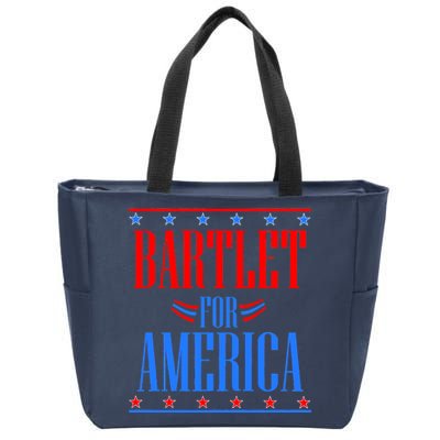 Bartlet for America Zip Tote Bag