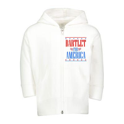 Bartlet for America Toddler Zip Fleece Hoodie