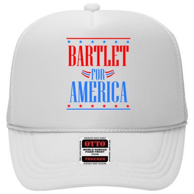 Bartlet for America High Crown Mesh Back Trucker Hat