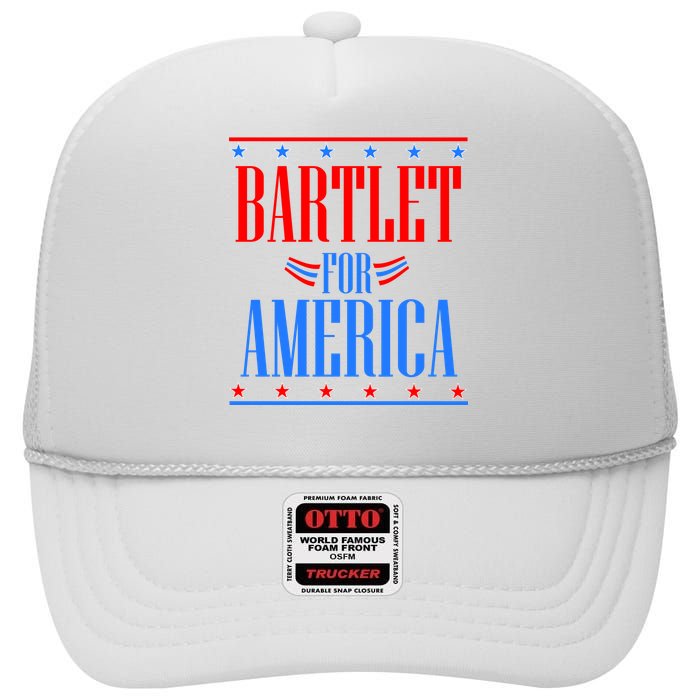 Bartlet for America High Crown Mesh Back Trucker Hat