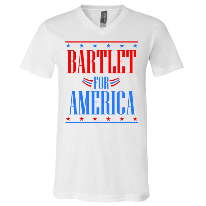 Bartlet for America V-Neck T-Shirt