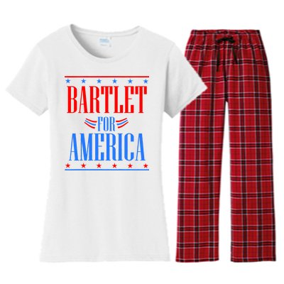 Bartlet for America Women's Flannel Pajama Set